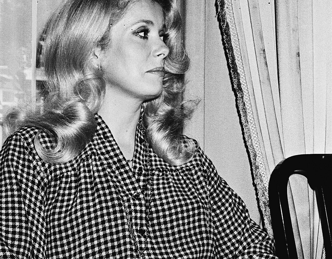 Catherine Deneuve photographiée par Hans van Dijk pour l'agence Anefo en 1979