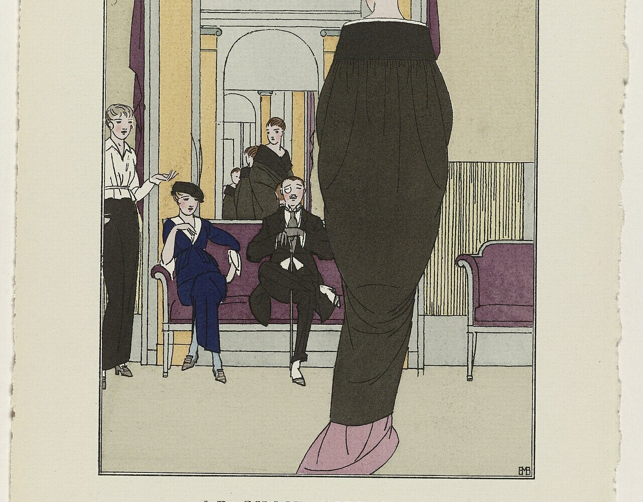 Planche de mode de la Gazette du Bon Ton, 1914