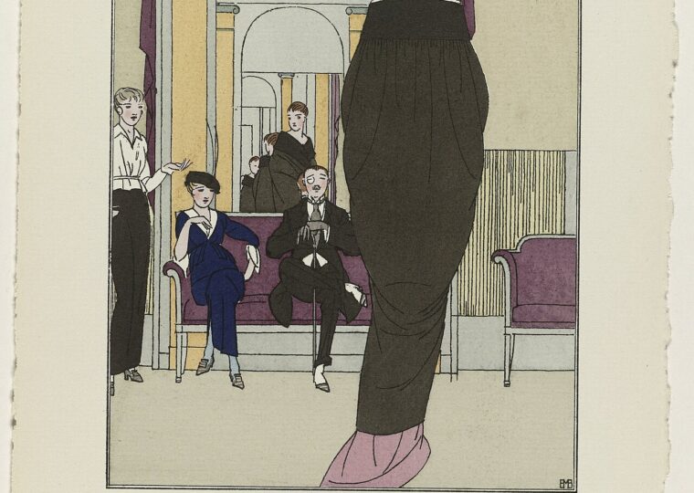 Planche de mode de la Gazette du Bon Ton, 1914