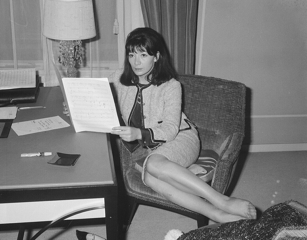 Juliette Gréco photographiée aux Pays-Bas dans les années 1960