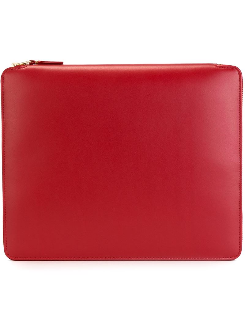 Comme Des Garçons Wallet – ‘Colour Plain’ tablet case – unisex – Calf