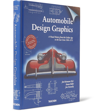 Taschen - Automobile Design Graphics Hardcover Book - White - SECRET ...