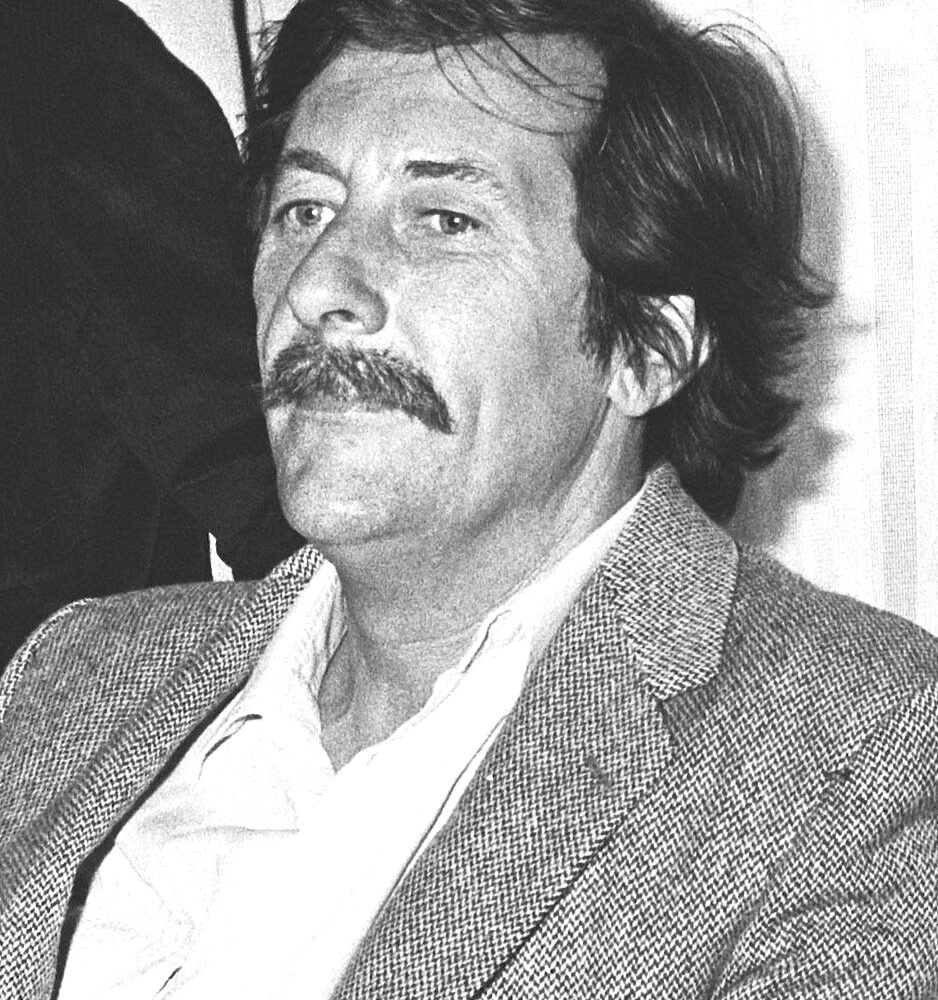 Portrait de Jean Rochefort photographié aux Pays-Bas dans les années 1970