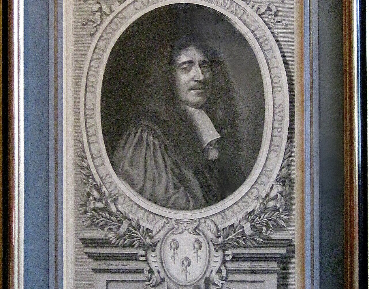 Portrait gravé d'Olivier Lefèvre d'Ormesson par Antoine Masson, conservé au château de Vaux-le-Vicomte