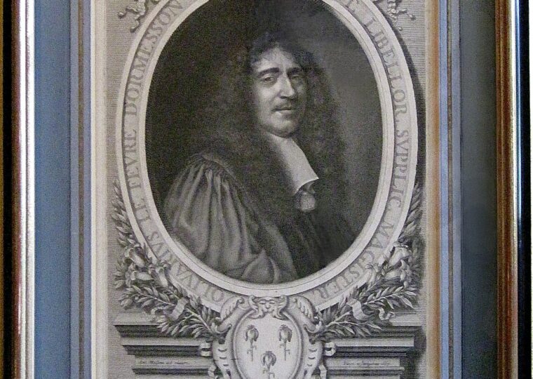 Portrait gravé d'Olivier Lefèvre d'Ormesson par Antoine Masson, conservé au château de Vaux-le-Vicomte