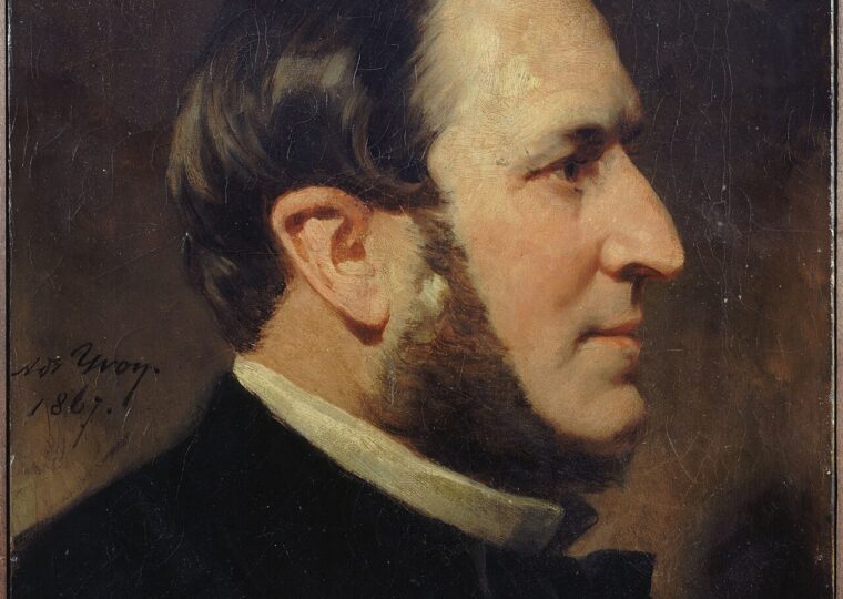 Portrait du baron Haussmann, préfet de la Seine, peint par Adolphe Yvon
