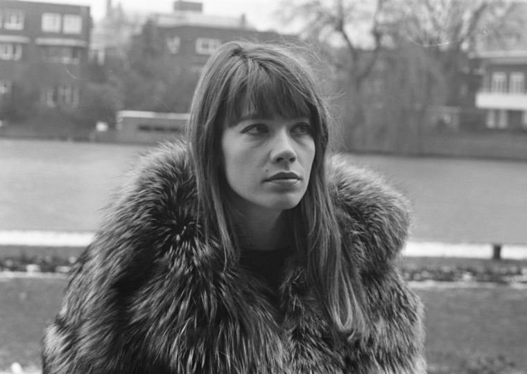 Françoise Hardy photographiée à Amsterdam en 1969