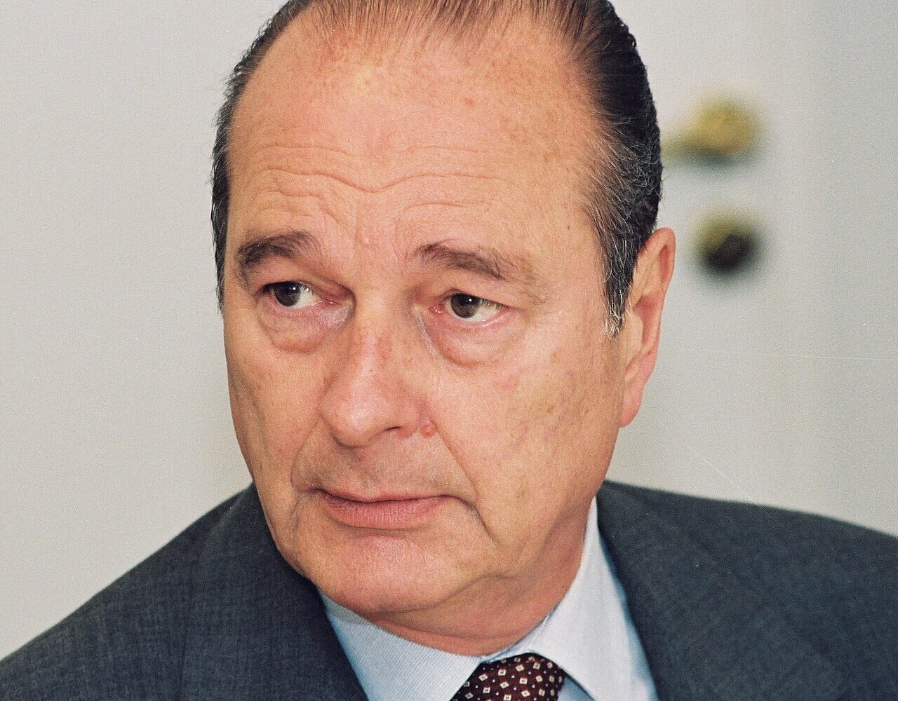 Portrait de Jacques Chirac photographié en 1997