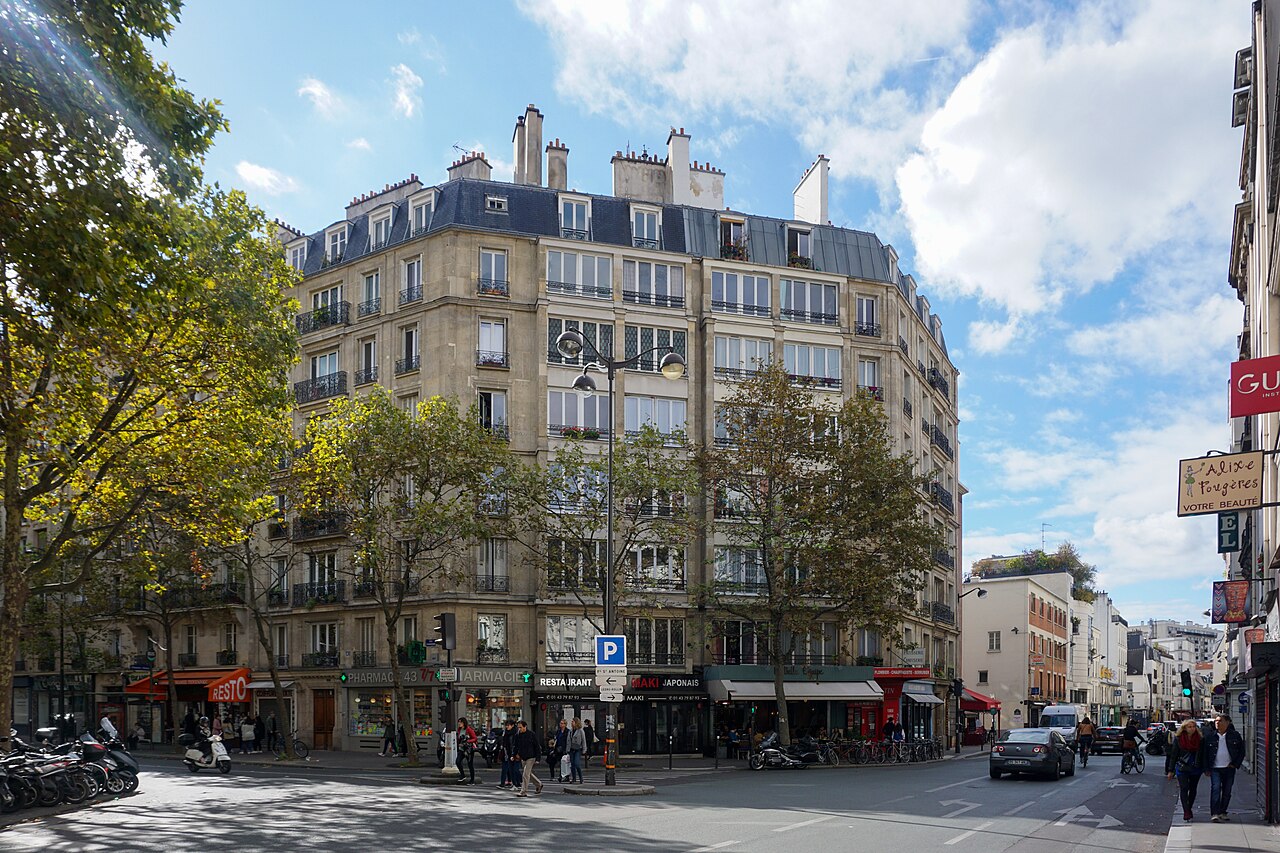 La rue de Charonne à Paris, où Isabel Marant ouvrit sa première boutique