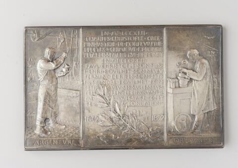 Médaille du cinquantenaire de la fondation de l'usine Christofle, 1892