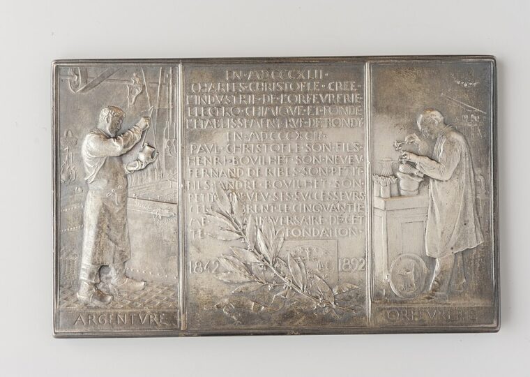 Médaille du cinquantenaire de la fondation de l'usine Christofle, 1892