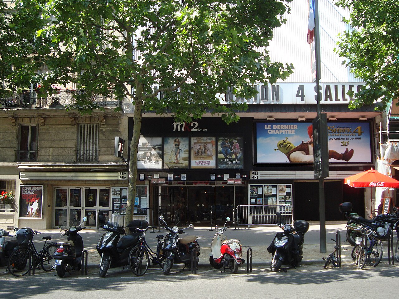 Le mk2 Nation, voisin siamois de l'Hôtel Paradiso, boulevard Diderot