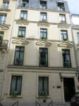 La façade de la Maison Souquet, 10 rue de Bruxelles, à Paris