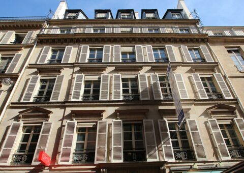 La rue Cambon, où s'ouvre le Comptoir du Ritz Paris