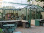 Le salon de thé du musée de la Vie romantique, dans la serre du jardin