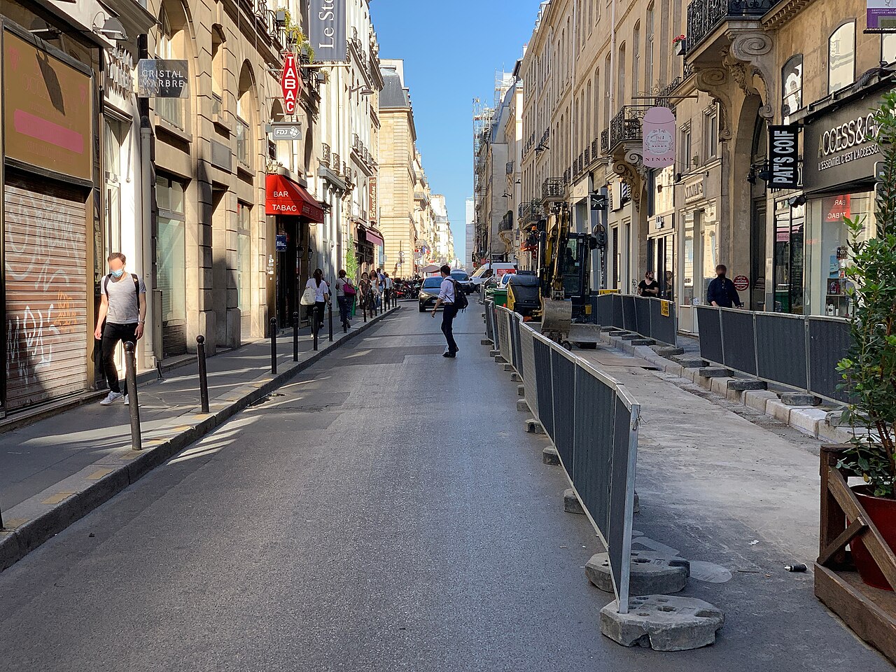 La rue Danielle-Casanova, berceau du premier Café Nuances