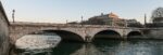 Le pont au Change et la Conciergerie vus de l'île de la Cité