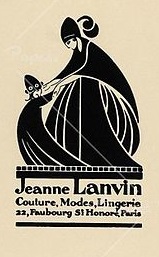 Le logo de Lanvin dessiné par Paul Iribe