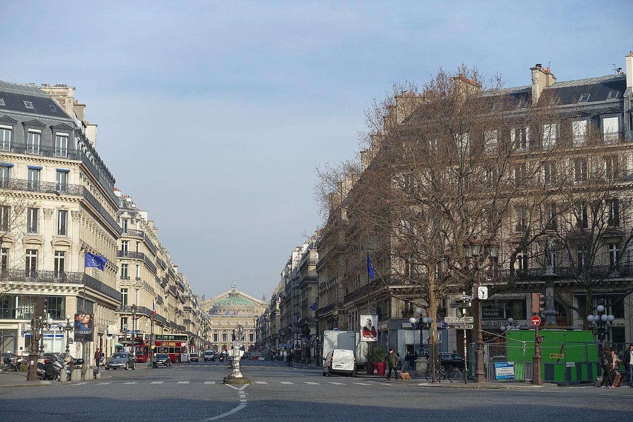 L'avenue de l'Opéra, où s'ouvre la pâtisserie de Cédric Grolet