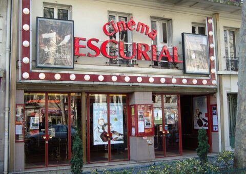 Le cinéma L'Escurial, boulevard de Port-Royal à Paris