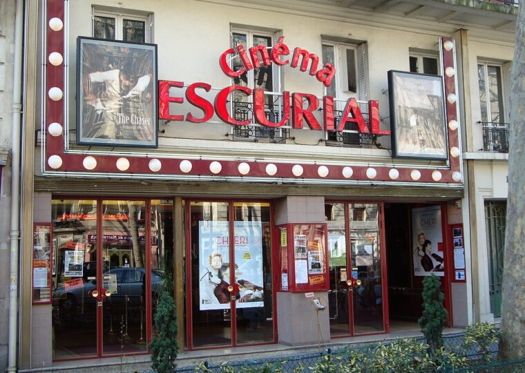 Le cinéma L'Escurial, boulevard de Port-Royal à Paris