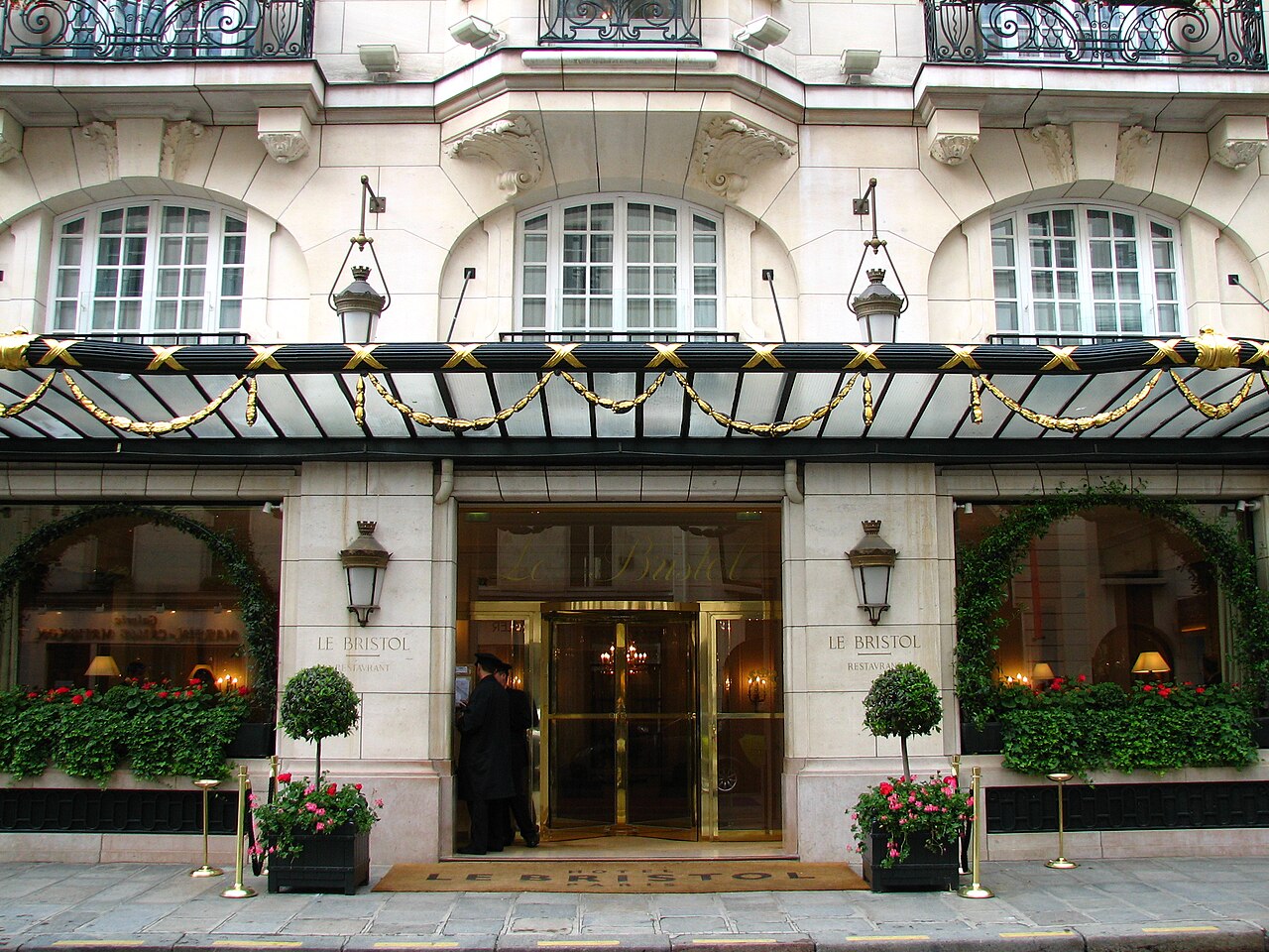 L'Hôtel Le Bristol, dont le spa s'est allié à la maison La Mer