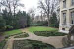 Le jardin du musée Nissim de Camondo, voisin de la terrasse Le Camondo
