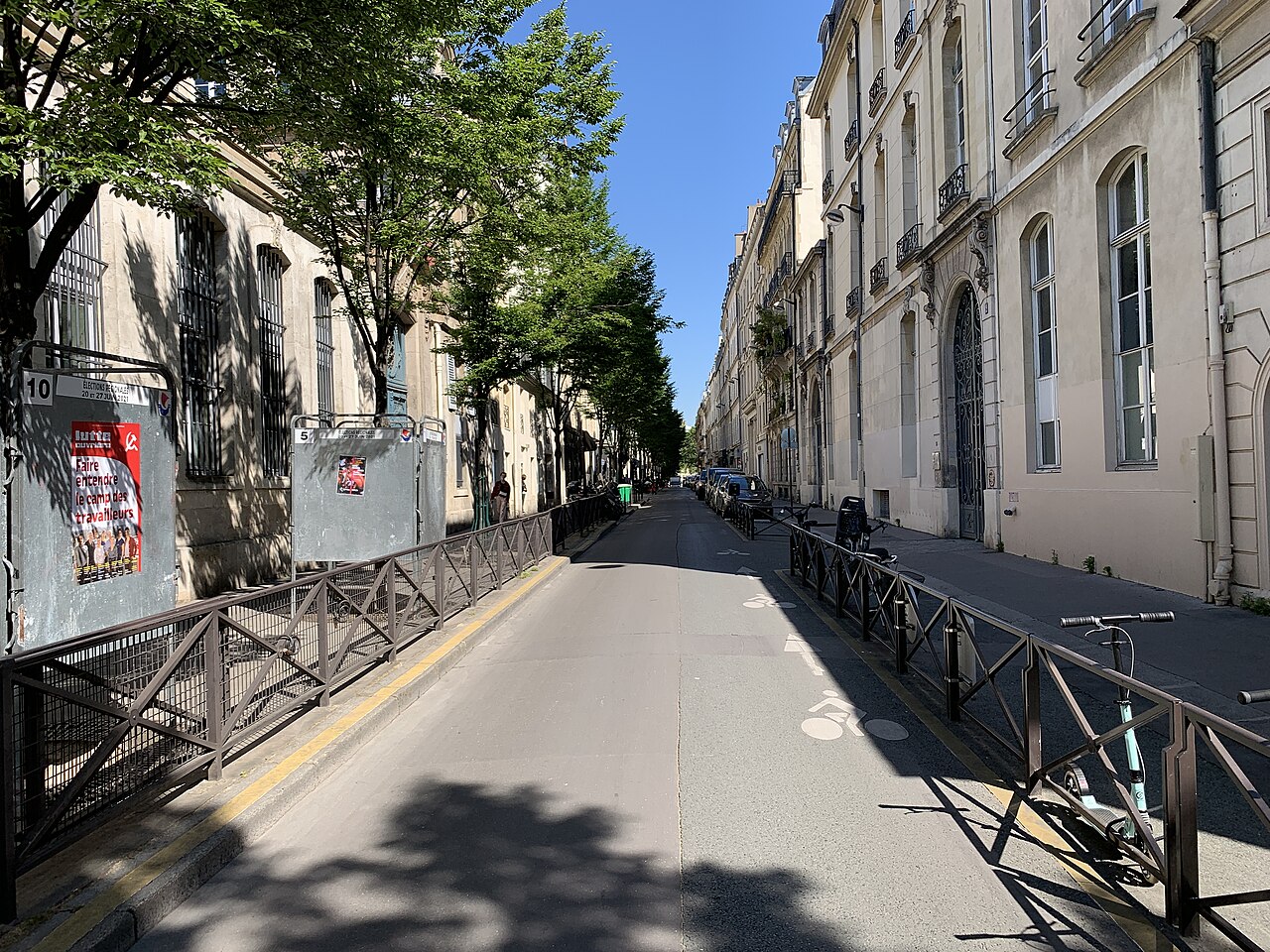 La rue Béranger, adresse du pionnier Umami Matcha Café
