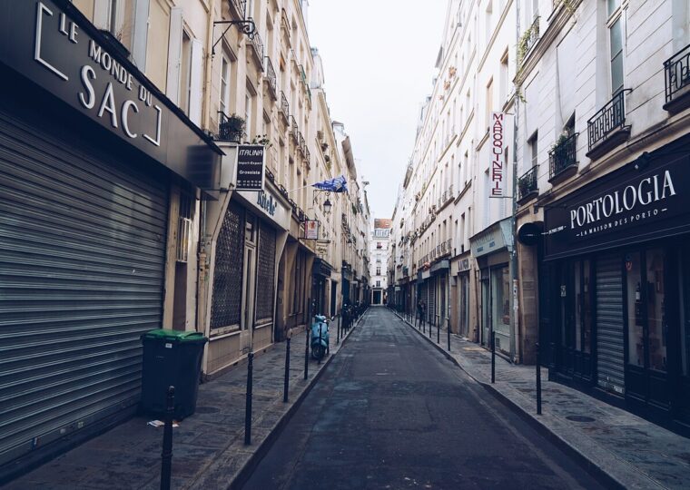 La rue Chapon, dans le haut Marais à Paris, où s'ouvre le bistrot Parcelles