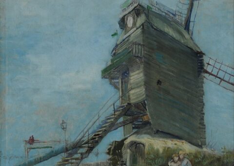 Le Moulin de la Galette, tableau de Vincent van Gogh, 1886