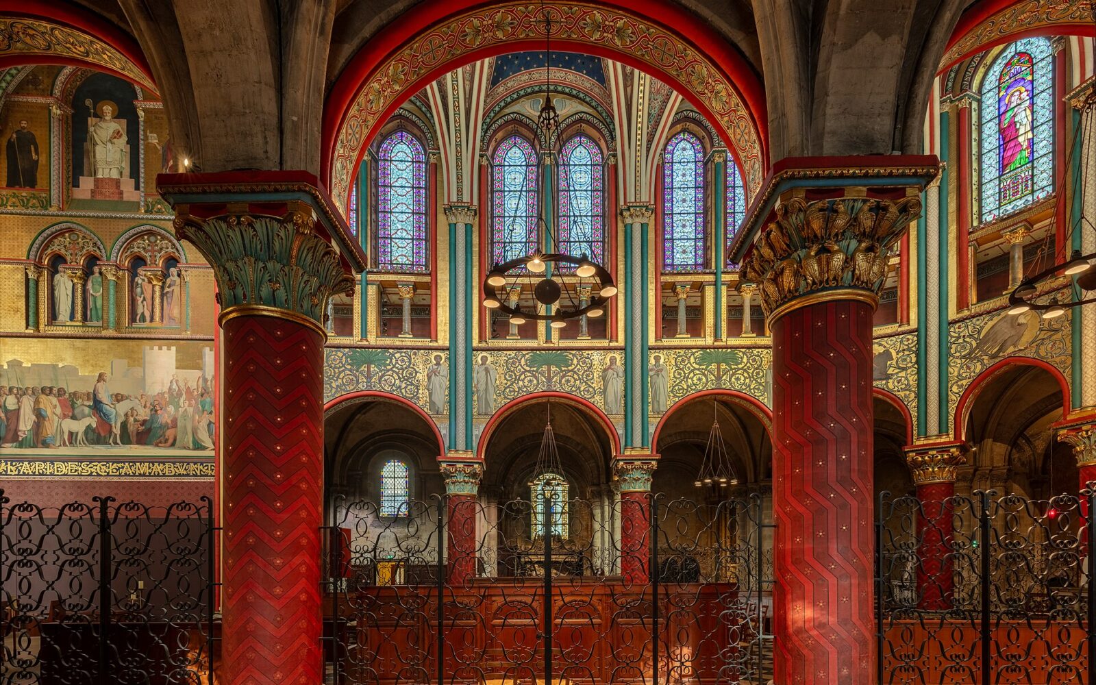 Le clocher roman de l'église Saint-Germain-des-Prés