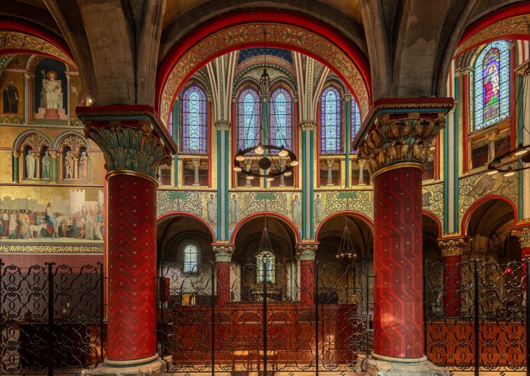 Le clocher roman de l'église Saint-Germain-des-Prés
