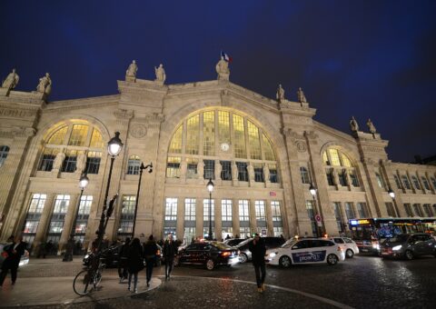La façade de Hittorff et les statues de la gare du Nord