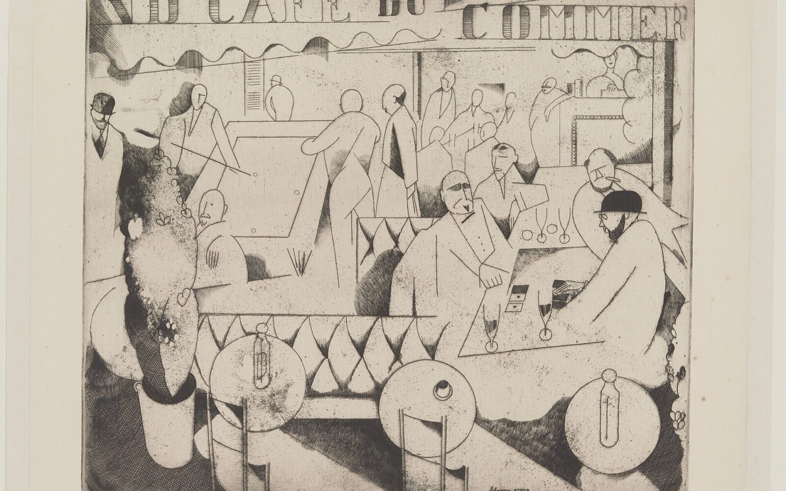Les galeries sous verrière du Café du Commerce, rue du Commerce