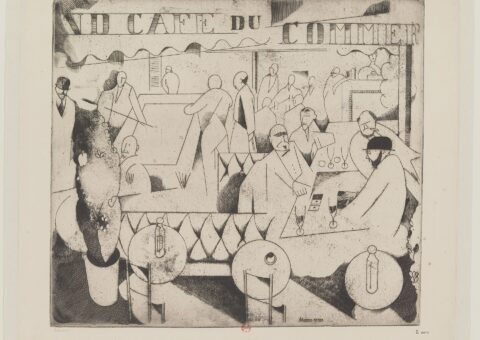 Les galeries sous verrière du Café du Commerce, rue du Commerce