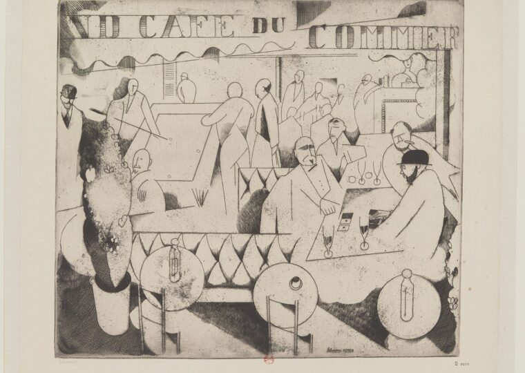 Les galeries sous verrière du Café du Commerce, rue du Commerce