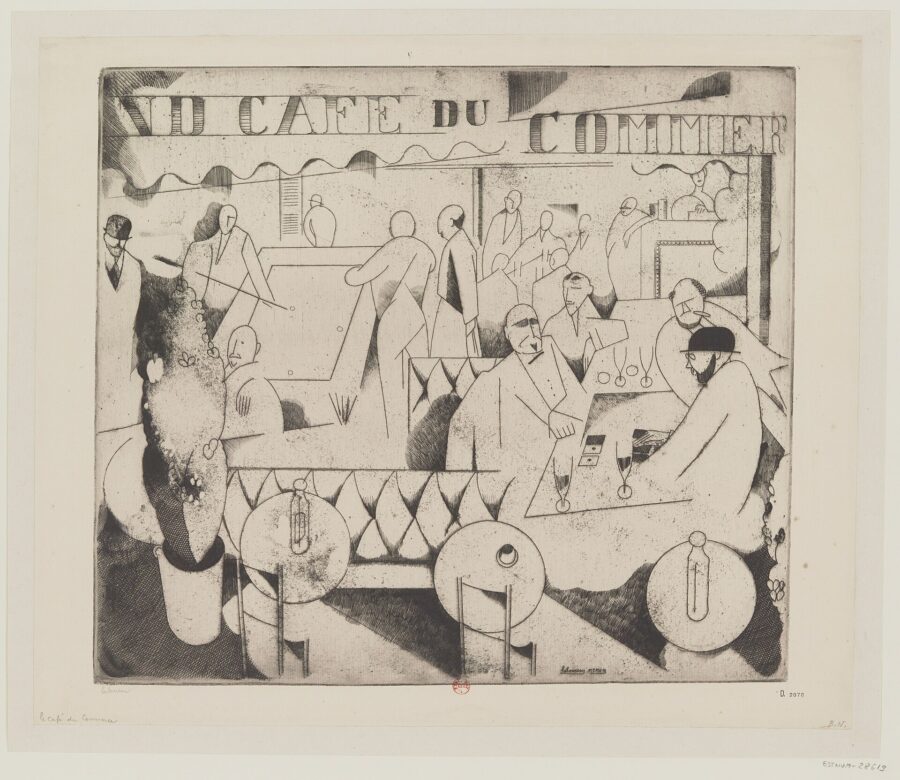 Les galeries sous verrière du Café du Commerce, rue du Commerce