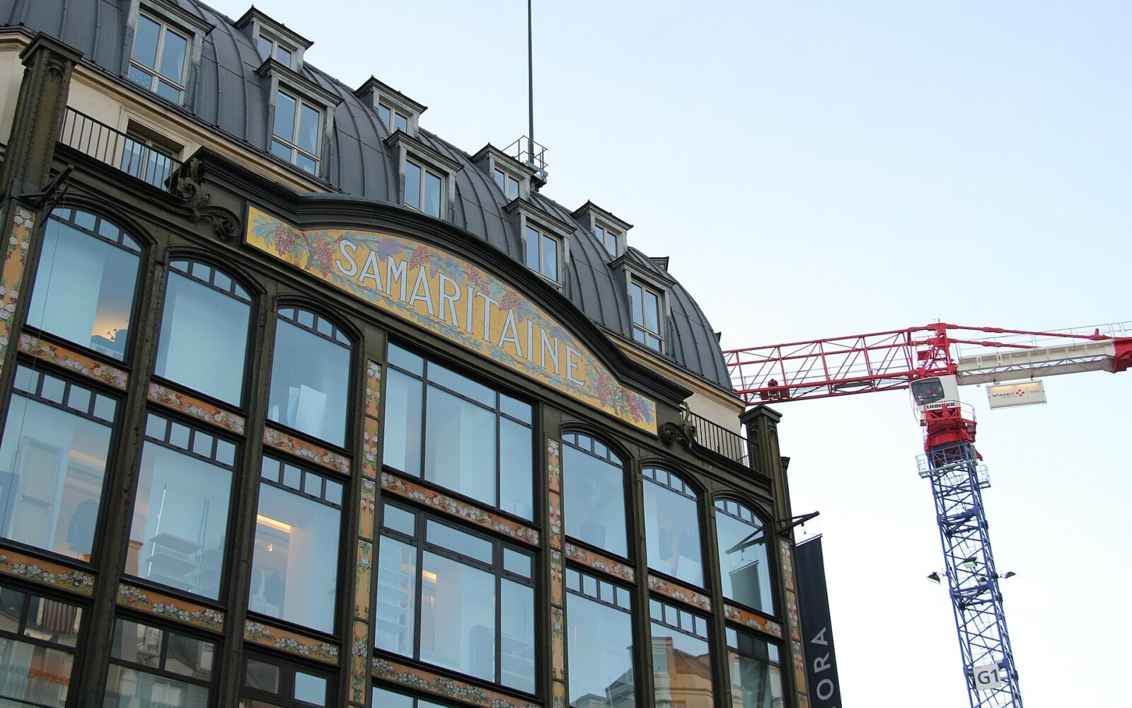La Samaritaine restaurée, près du Pont-Neuf