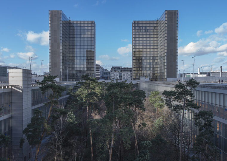 Les tours de la Bibliothèque nationale de France, site François-Mitterrand