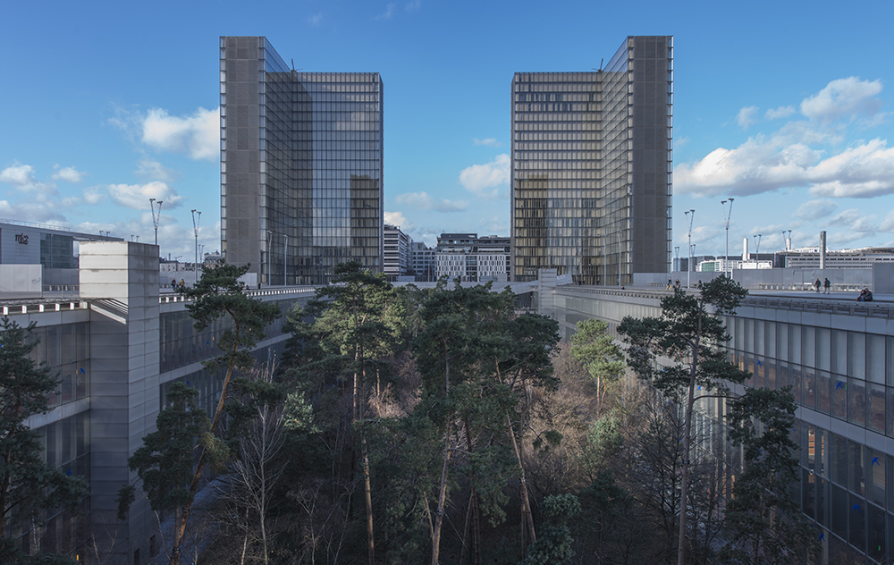 Les tours de la Bibliothèque nationale de France, site François-Mitterrand