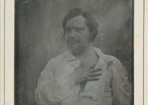 Honoré de Balzac, daguerréotype de Louis-Auguste Bisson, 1842