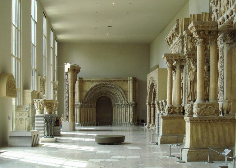La galerie des moulages de la Cité de l'architecture, palais de Chaillot