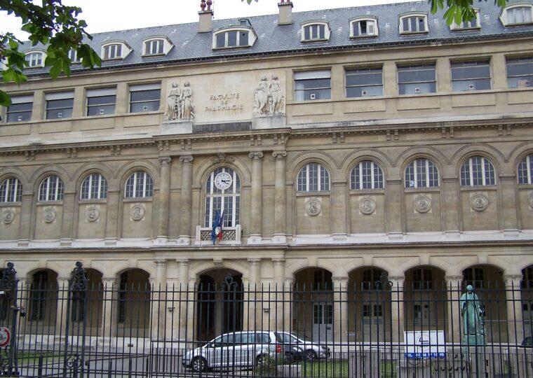 La faculté de pharmacie de Paris, avenue de l'Observatoire, qui abrite le musée Moissan