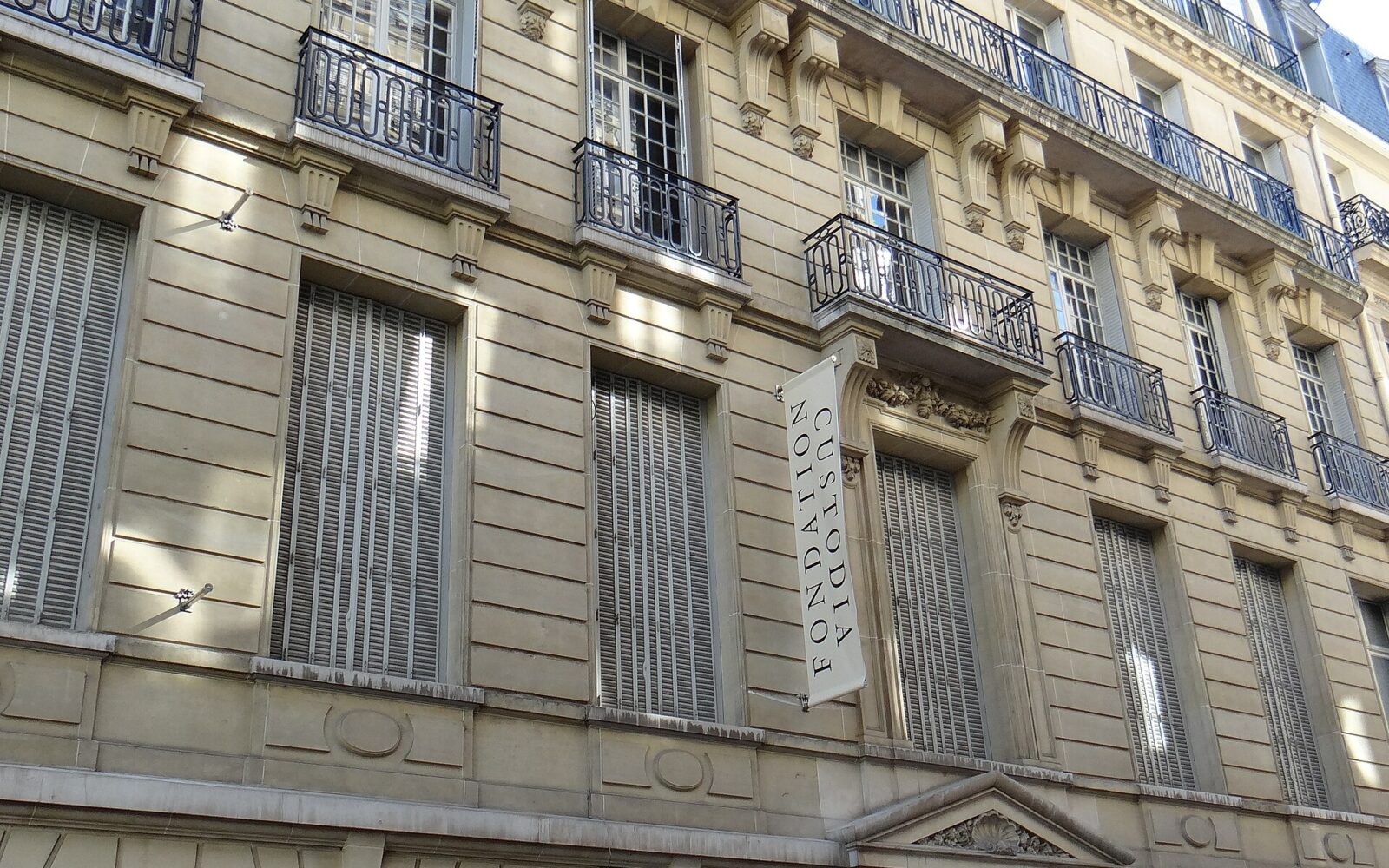 L'hôtel Turgot, siège de la Fondation Custodia, rue de Lille