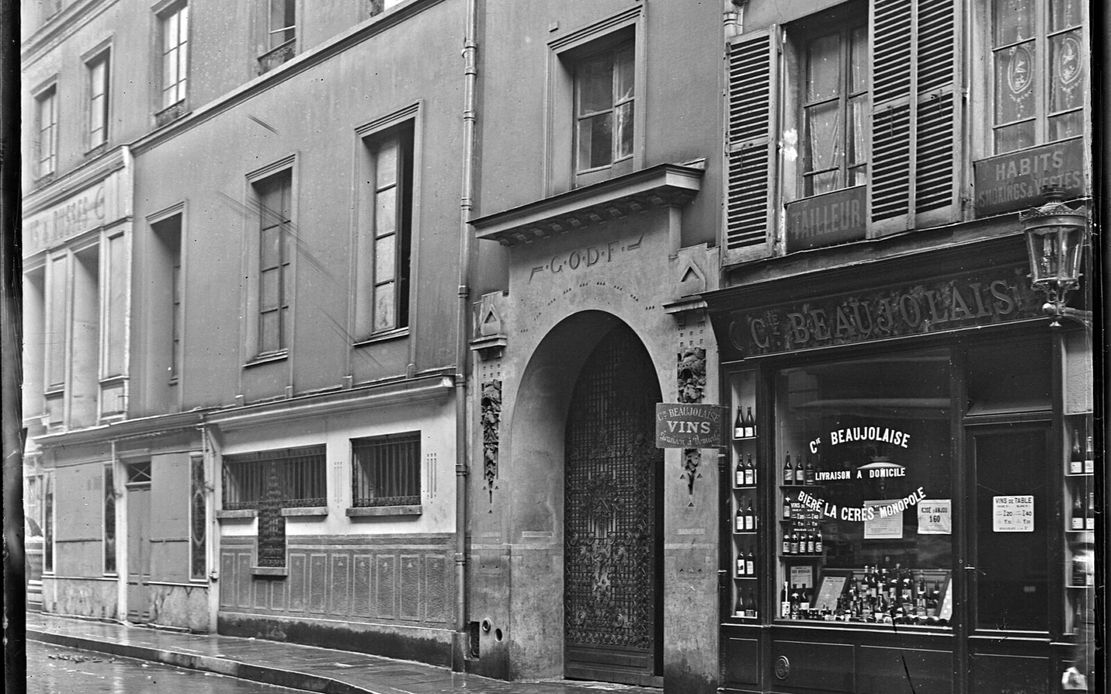 L'hôtel du Grand Orient de France, rue Cadet, siège du musée de la franc-maçonnerie