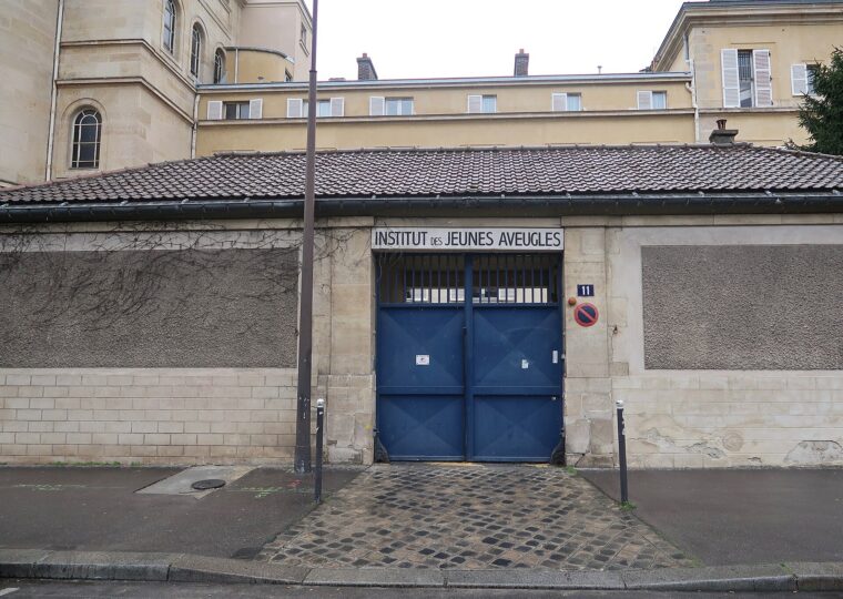 L'Institut national des jeunes aveugles, boulevard des Invalides