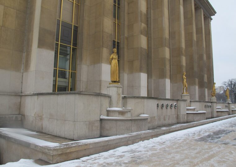 L'aile Passy du palais de Chaillot, siège du musée national de la Marine