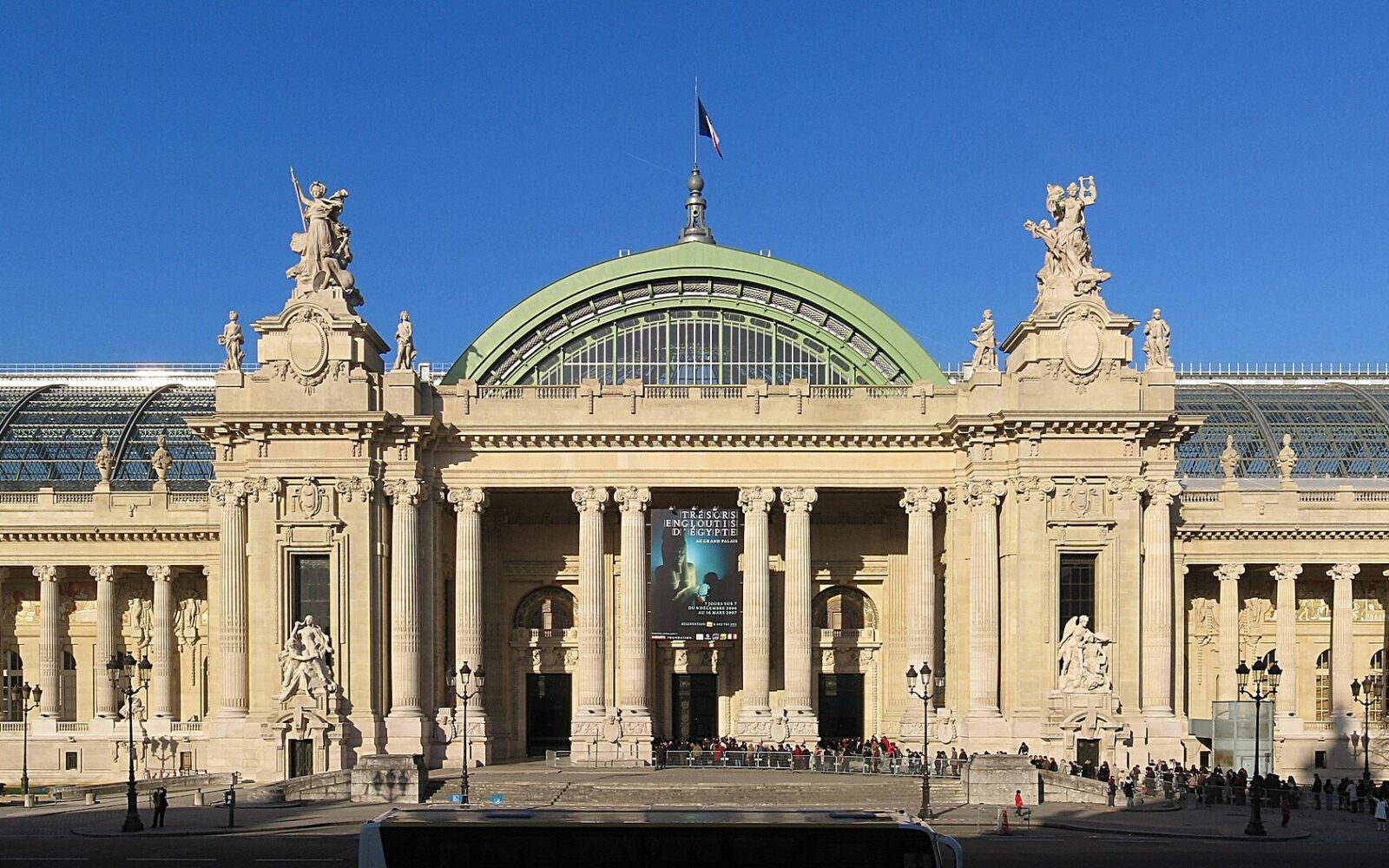 La grande nef de verre du Grand Palais