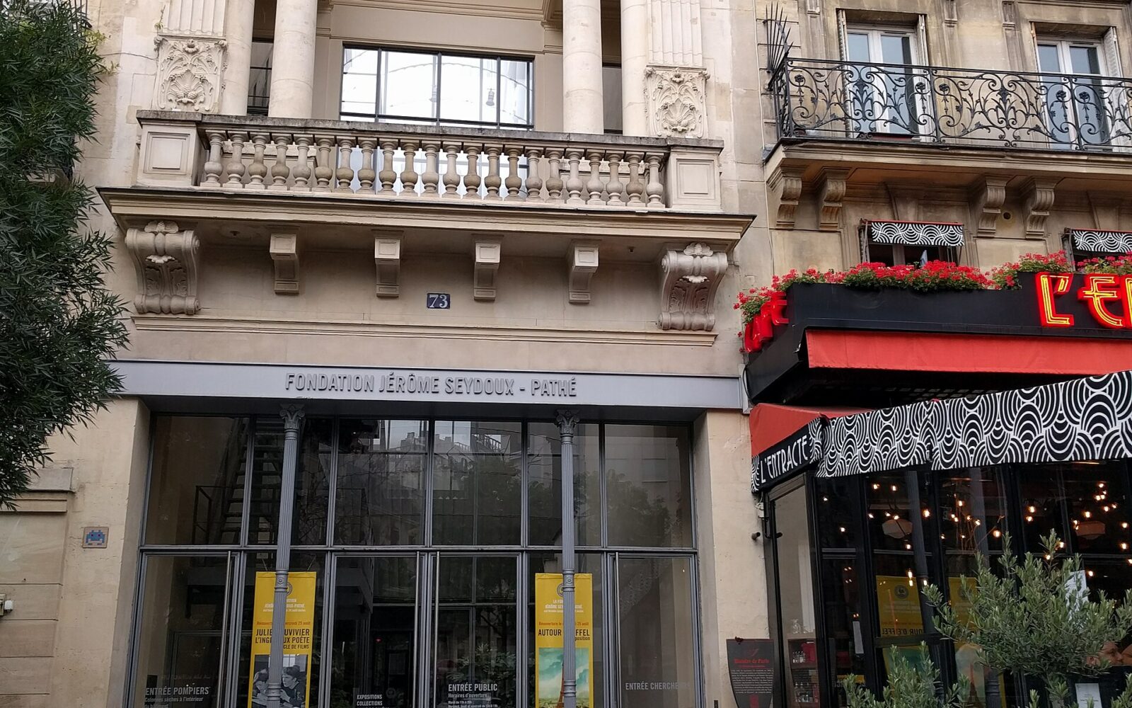 Le bâtiment de Renzo Piano de la fondation Jérôme Seydoux-Pathé, avenue des Gobelins