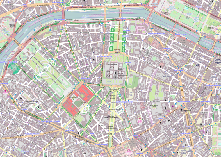 Le siège de l'association Valentin Haüy, rue Duroc, qui abrite le musée
